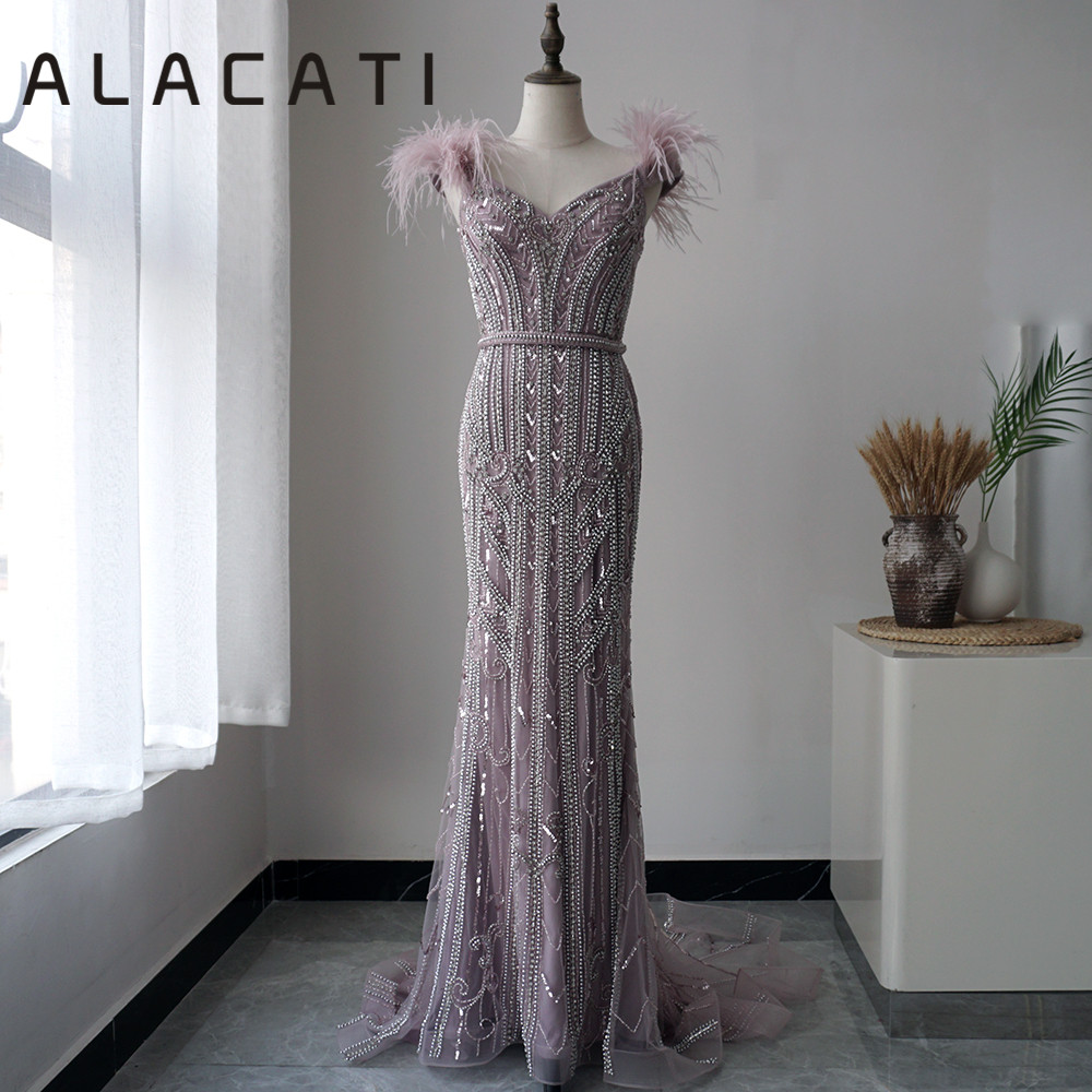 alacati中东风演出修身晚礼服