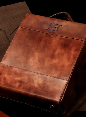 新加坡Element Technology全球限量版博物馆小牛皮耳机线材收纳盒