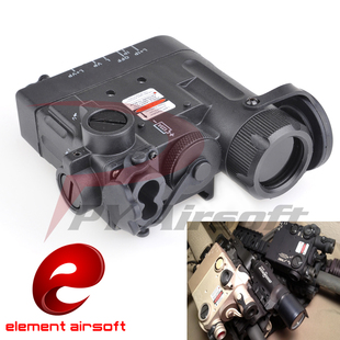 ELEMENT元素DBAL-eMkII户外照 战术导轨强LED手电筒红激光镭射 黑