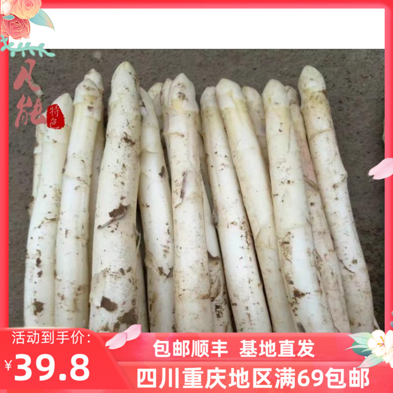 【成都好特蔬】白芦笋新鲜农家蔬菜 White asparagus 500g 水产肉类/新鲜蔬果/熟食 芦笋 原图主图