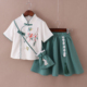 小童古风汉服套装 儿童宝宝汉服中国风童装 春 唐装 汉服女童襦裙夏装