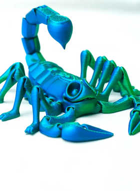 3D打印玩具模型蝎子关节可动网红成品雕塑摆件手办动物装饰工艺品