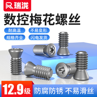 2.5 12.9级数控梅花螺丝刀杆刀盘刀片压板螺钉M1.6 1.8