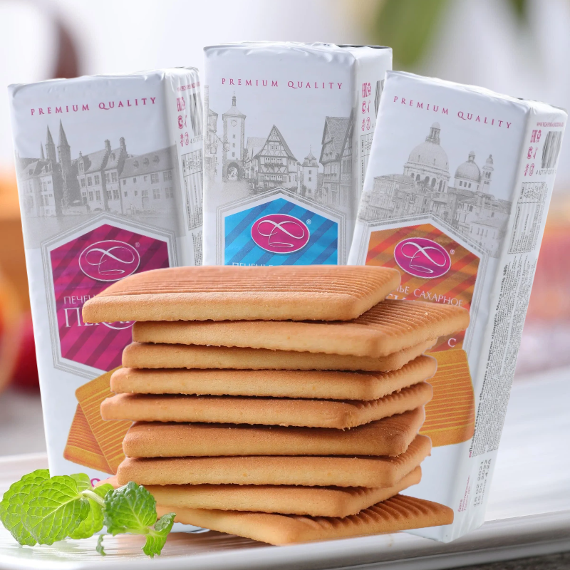 俄罗斯进口饼干小刺猬奶香浓郁