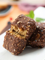 Russian chocolate stringed cookies, imported Arkonte Ote caramel filling, resilient Wafers, casual snacks thumbnail 8
