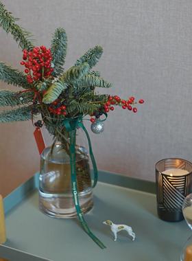 PHYSIS圣诞系」gift诺贝松冬青鲜切花室内超长花期年宵送礼