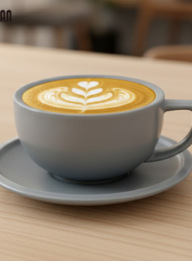 意式卡蕾latte咖啡陶瓷拿铁杯泽田杯奇诺杯压纹艺术拉花杯280ml