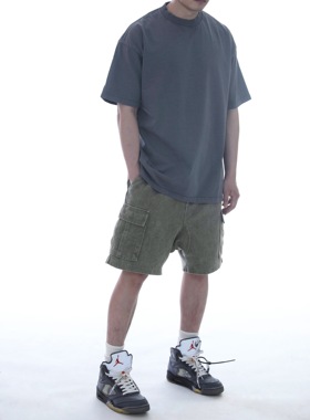 C7军布短裤 吊裆非readymade古董布essentials fear of god rhude