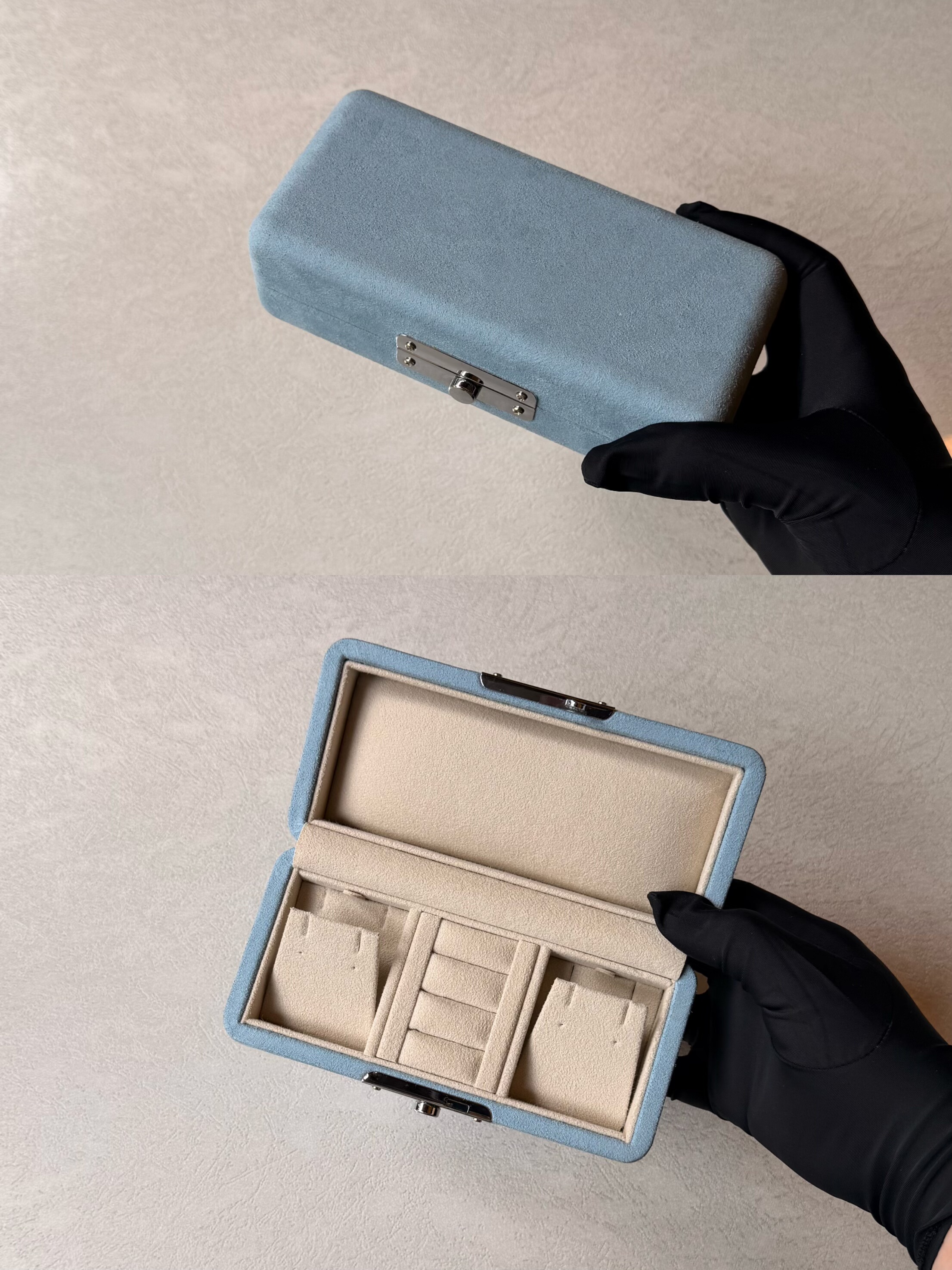 意大利订单 便携式珠宝项链戒指耳钉收纳盒