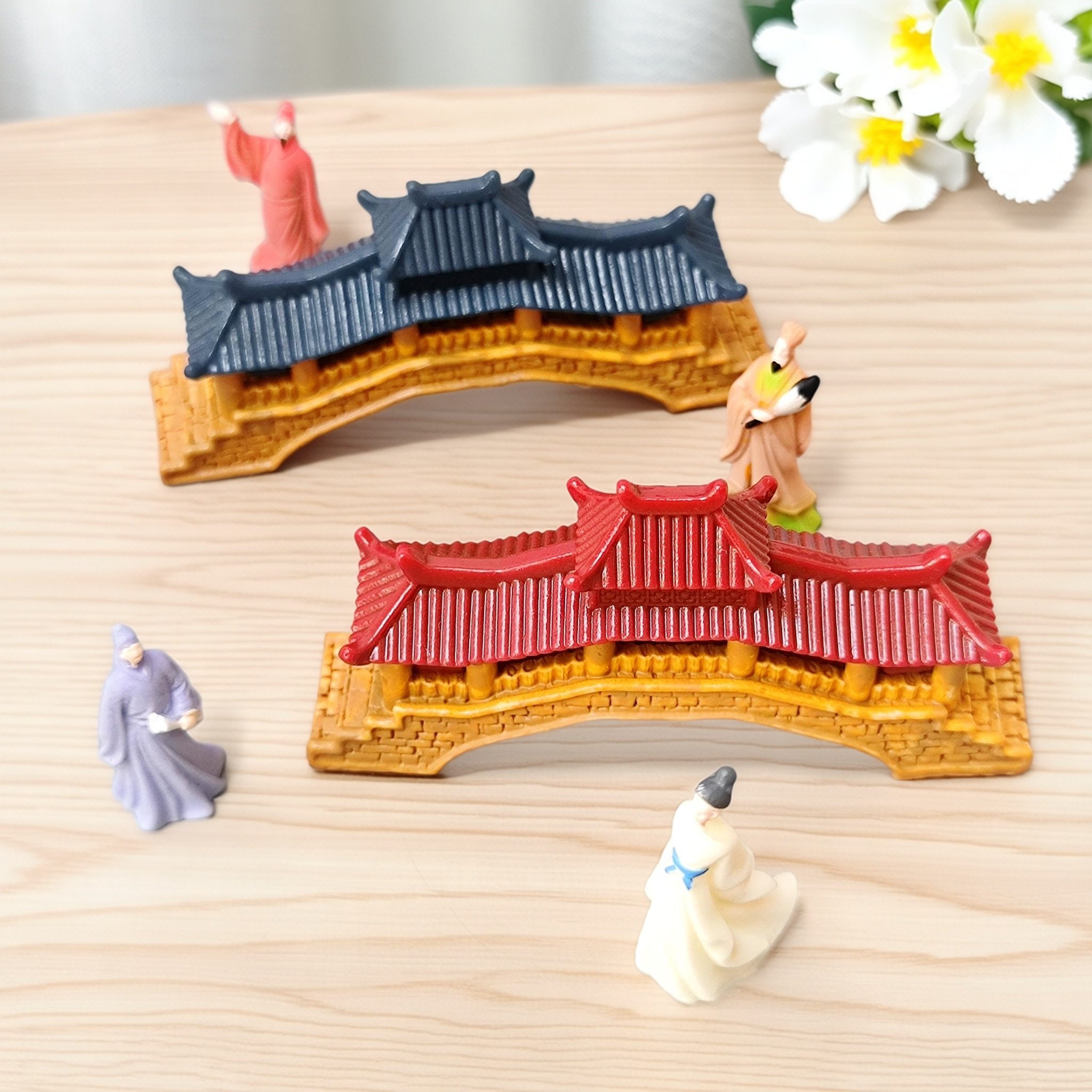 微景观仿真廊桥diy造景古建筑中式假山流水古风建筑 沙盘模型摆件,玩具/童车/益智/积木/模型,奶油胶/树脂DIY配件,淘宝优惠券,粉丝福利购,淘宝优惠卷