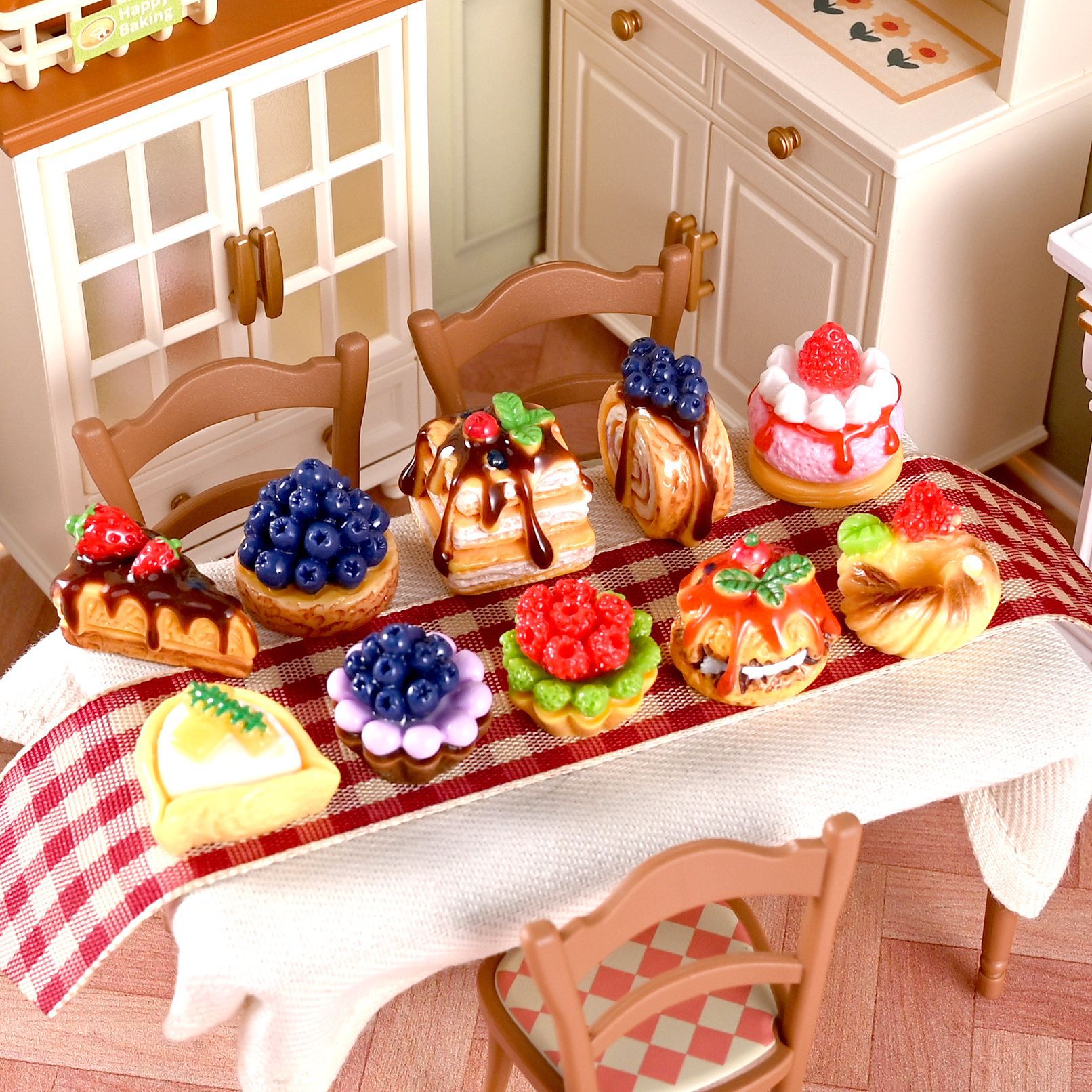 仿真微缩树脂食玩蛋糕面包娃娃屋