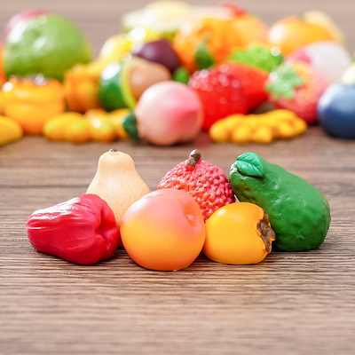 微景观仿真火龙果莲雾食玩水果