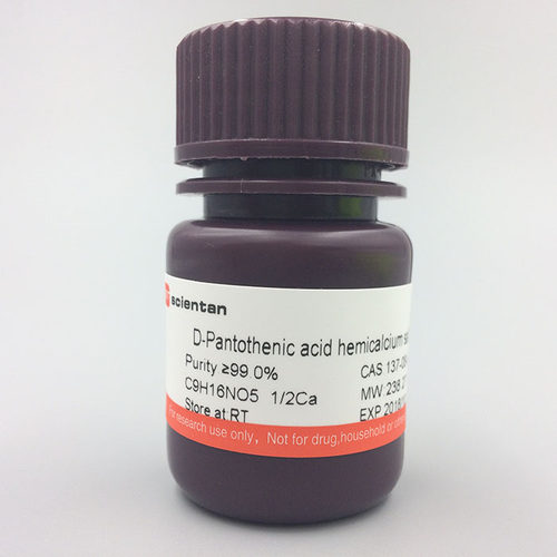 科研 Vitamin B5 维生素B5 D-泛酸钙 VB5 Scientan 5g