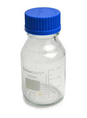 FisherBrand FB800250 250ml 蓝盖试剂瓶 螺口耐高温进口10个/盒