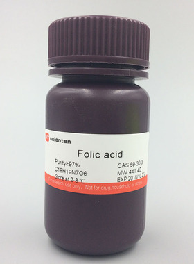 科研 维生素M 叶酸 Folic acid 59-30-3 Scientan 5g25g