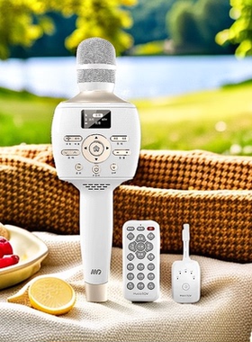 25魅鸟PRO音响麦智屏蓝牙家用声卡直播设备K歌一体无线话筒麦克风