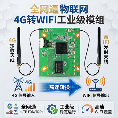 物联网4G转WIFI全网通模组 ESP32 ESP8266 上网模块