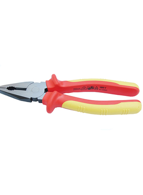 8寸60Cr-V铬钒合金钢整体锻打德国VDE/GS认证绝缘钳钢丝钳