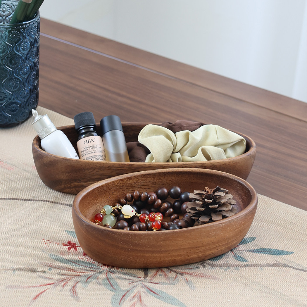 相思木钥匙手串托盘进门鞋柜入户玄关摆件杂物小物件收纳盒置物架,收纳整理,桌面收纳盒,淘宝优惠券,粉丝福利购,淘宝优惠卷