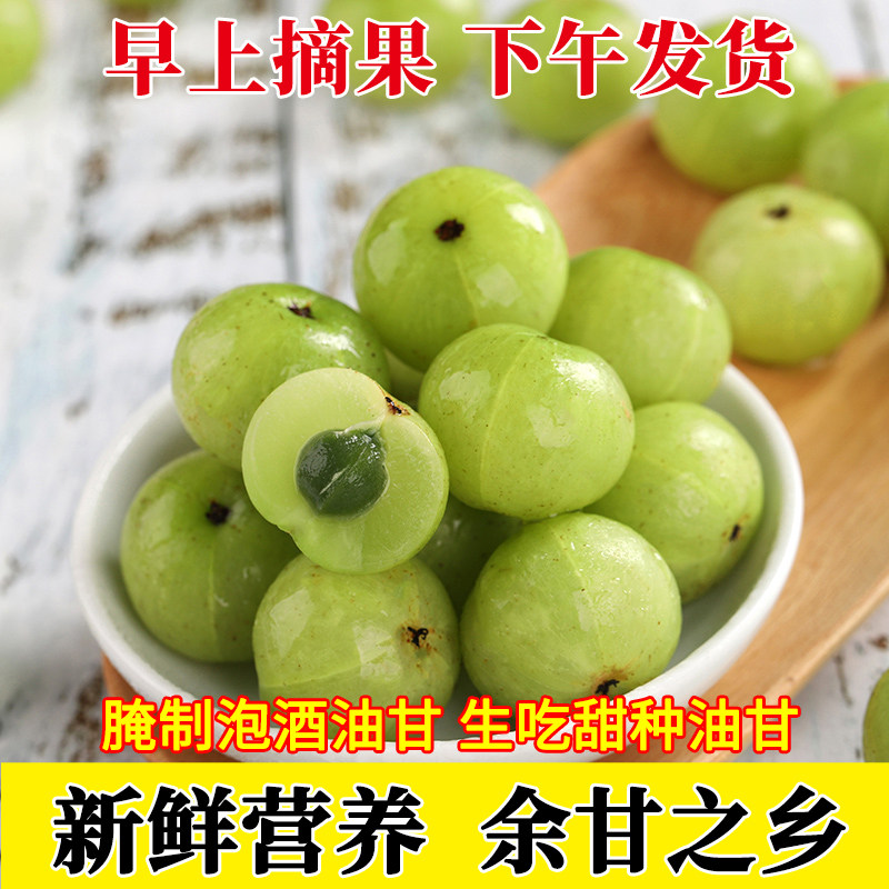 新鲜油甘果余甘果牛甘果滇橄榄子孕妇酸水果生吃新鲜水果油甘