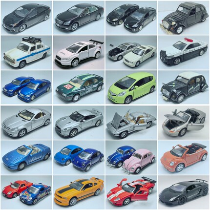 1/32左右模智冠等品牌KINSMART丰田原厂甲壳虫福特GT奔驰兰博基尼