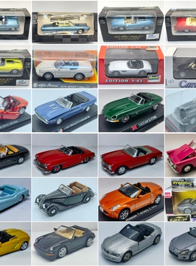 二手1/32-1/43敞篷舒克奔驰车模兰博基尼保时捷雪佛兰凯迪拉克