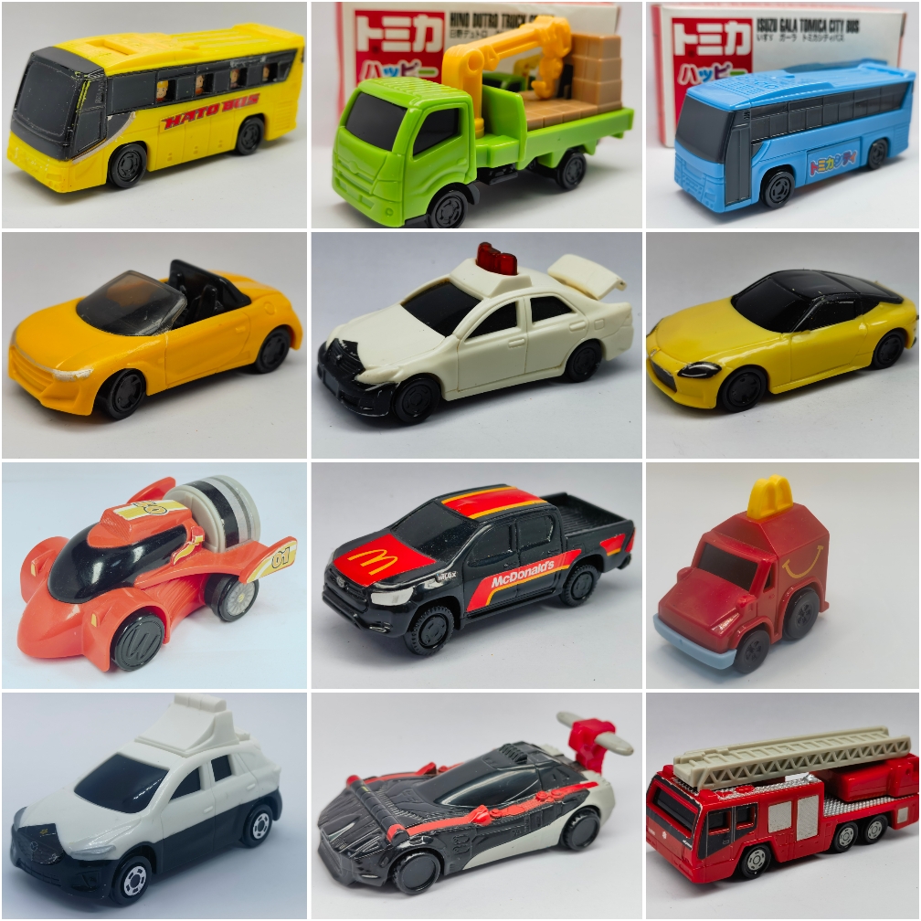 多美卡TOMY 麦当劳套餐玩具车海拉克斯丰田皇冠巴士