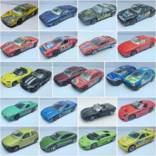 二手1/43大比比美高意大利生产法拉利兰博基尼保时捷道奇克尔维特