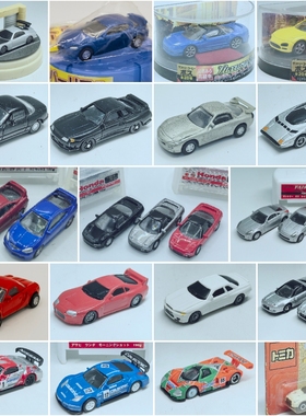 二手1/100左右日系双门车787模型350Z日产GTRR32本田NSX马自达RX7