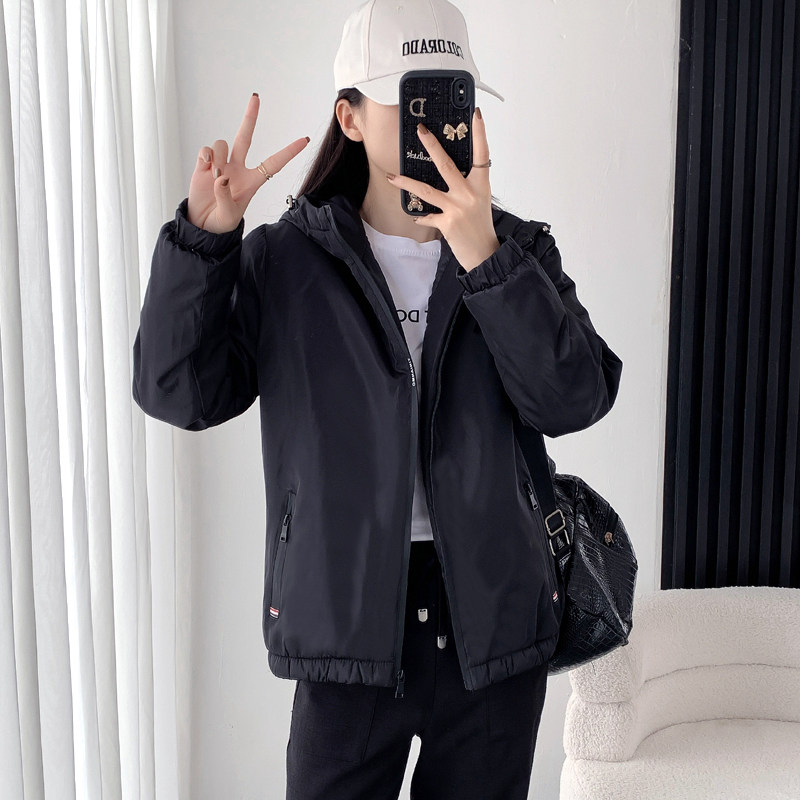 棉服女款2025新款冬加棉二棉外套大码胖mm夹棉女装棉衣轻薄棉袄女