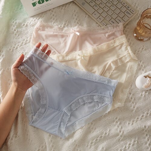 Lace shorts, seamless women'underwear, cotton triangle pants