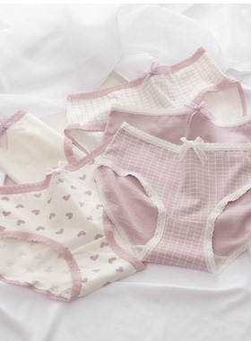 「wild flowers」Ladies underwear sexy briefs Ice silk pants