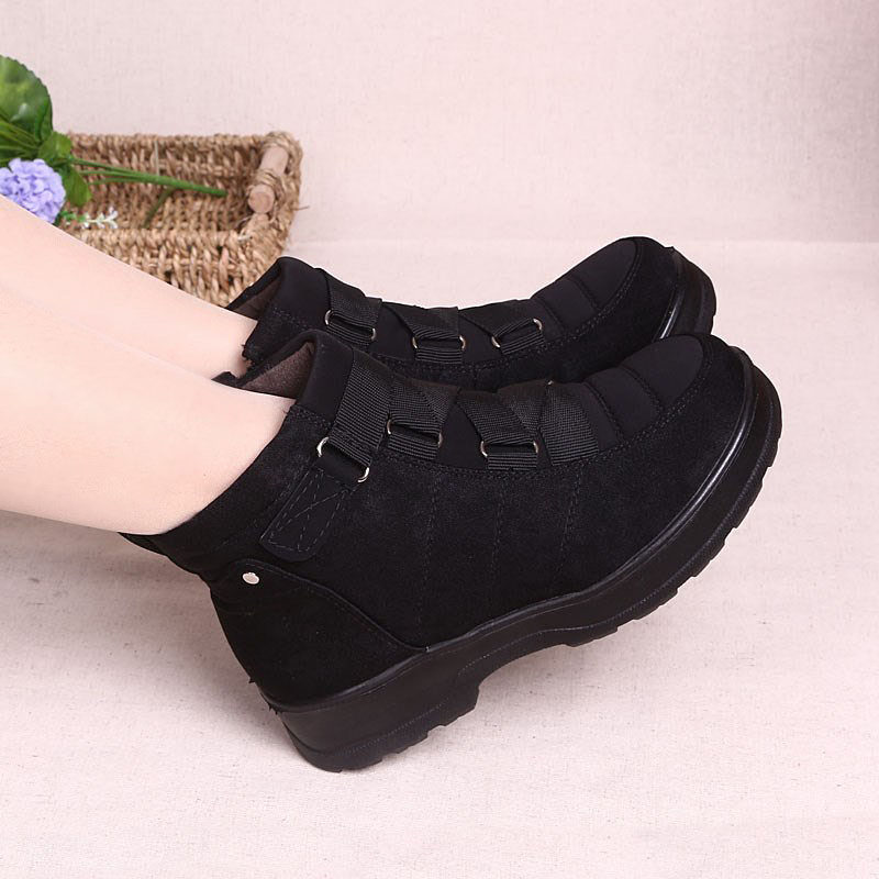 老北京布鞋棉鞋女2020新款冬季妈妈高帮加绒保暖百搭42码女大棉鞋