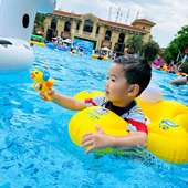 马博士企业店正品 海星趴圈游泳圈加厚充气宝宝座圈婴儿游泳圈坐圈