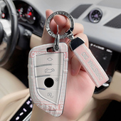 适用宝马钥匙套新5系3系1系2系7系X5X1X2X3壳530 320li刀锋包高档