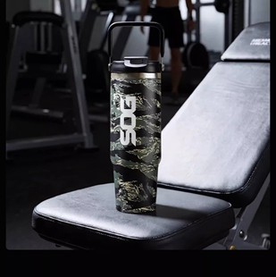 SOG索格便携车载杯男女保温随行杯高颜值1.2L军迷水壶304不锈钢