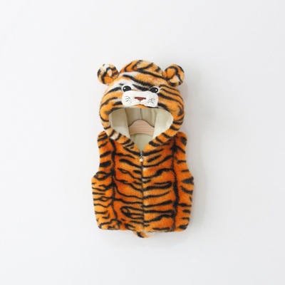 女童马甲秋冬款2025新款儿童洋气时髦宝宝韩系童装背心裙公主裙子