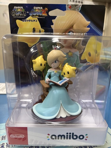 现货原装正品马里奥银河系列马力欧和奇可罗塞塔 奇可amiibo手办