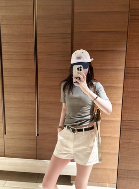 颓废家每年都会上连锁订单高品精梳棉做工精细人手一条的白色短裤