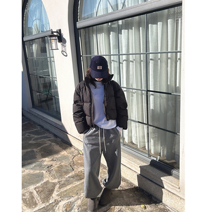 CHIA冬季DA牌感自带gao级范肯豆同款立领加厚三防新国标羽绒服