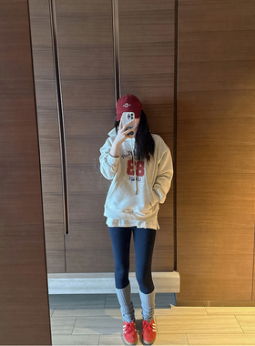 CHIA一眼爱上的亮色系洋气撞色冬季复合绒保暖连帽卫衣百搭不挑人