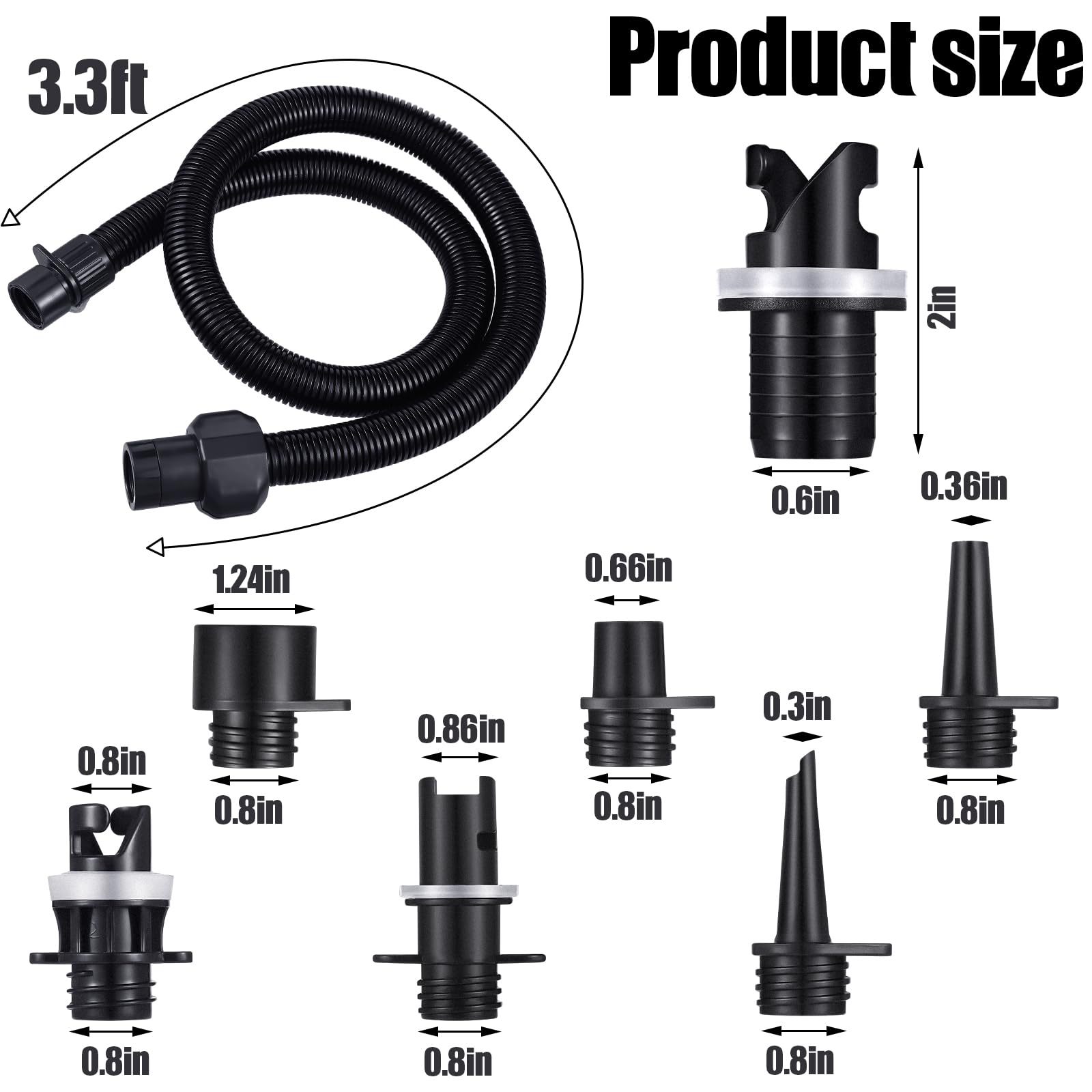 热销sup充气船冲锋舟充气床冲浪板气阀电动泵用螺旋式多功能