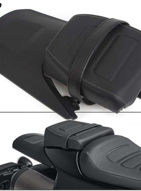 哈雷运动者S Sportster S后座垫泥瓦黑色防水乘客后坐垫