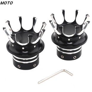 哈雷适合Harley XL883 XL1200 X48 改装漏白前轮轴盖 前轴装饰盖