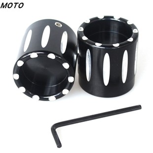 哈雷适合Harley XL883 XL1200 X48 改装漏白前轮轴盖 前轴装饰盖