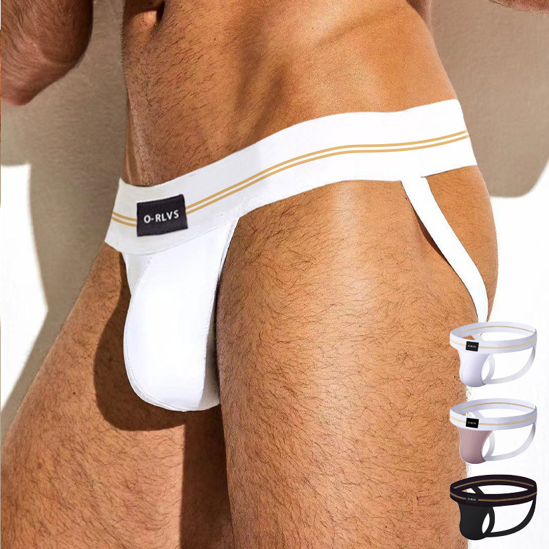 宽腰带莫代尔男士丁字裤新款虾皮潮牌ORLVS性感情调男内裤OR6108