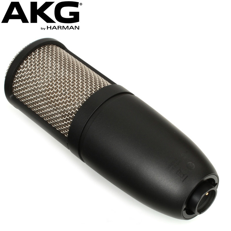 AKG/爱科技 P220/420 大振膜话筒K歌乐器直播设备套装录音麦克风