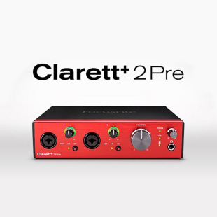 福克斯特Focusrite Clarett 2Pre录音编曲10进4出USB声卡编曲制作
