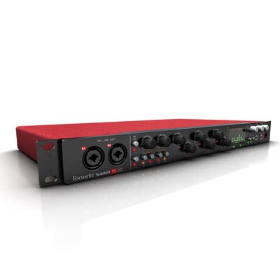 福克斯特Focusrite 18i20专业录音电脑USB外置声卡套装设备接口