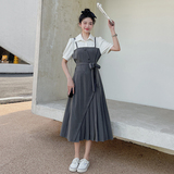 现货设计感不规则连衣裙女2024夏季新款303-Q320-P105-K158，女装连衣裙，宁宁家